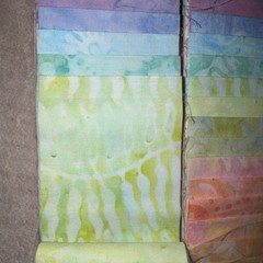 Timeless Treasures Tonga Treat Taffy Jelly Roll OOP 2.5” Strip Pack 40 Precuts
