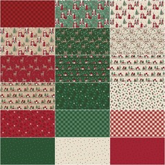 Christmas Time Fat Quarter Bundle by Riley Blake