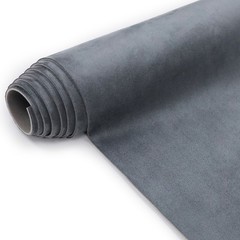 Grey Suede Headliner 85″x60″ Foam Backing Car SUV Truck RV Boat Auto Roof