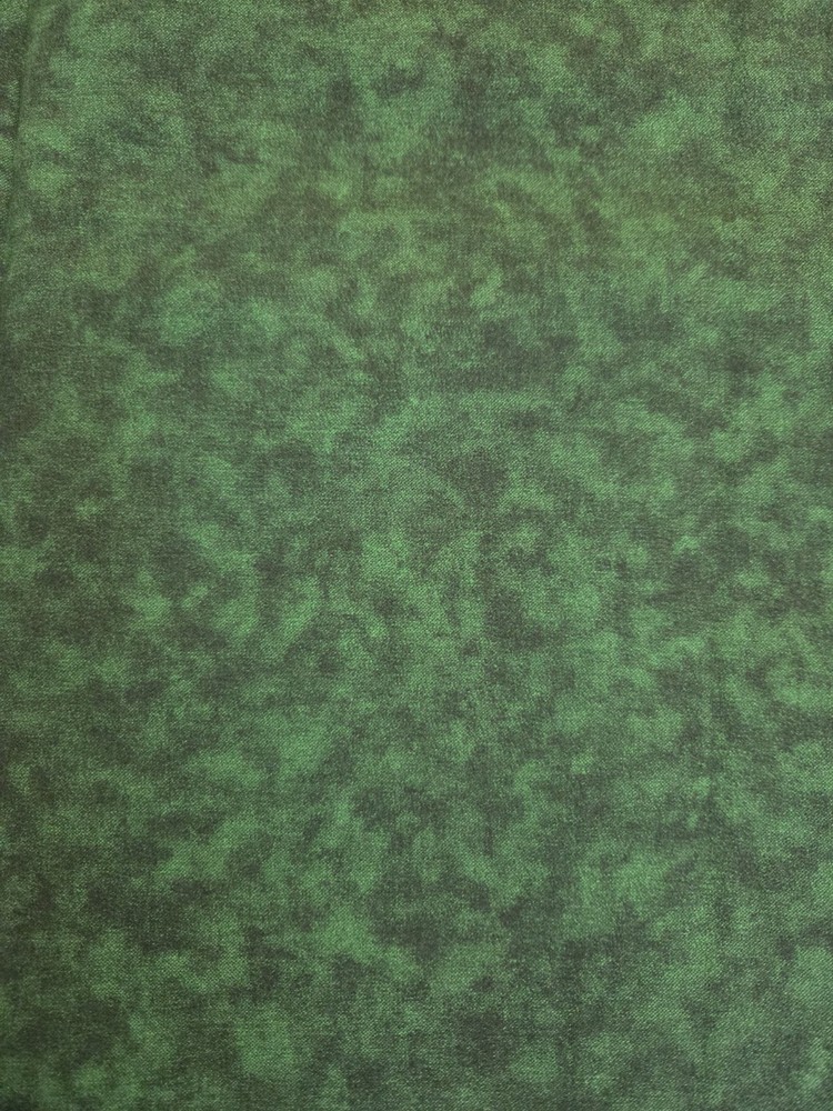 Jo-Ann Forest Green Blender Cotton Calico Fabric 2.3 Yds. 86″ X 45″