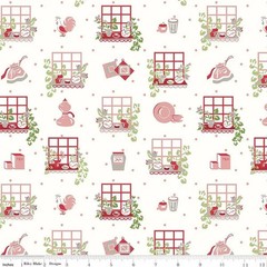 4 Fat Quarters Riley Blake “Cook Book” Lori Holt Quilt Cotton