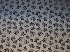 Cotton Fabric Gray Ross Flower By Jo Ann 44″ X 54” No:115