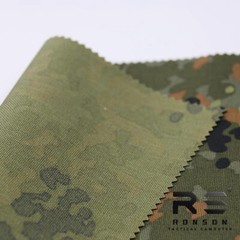 500D 1000D Nylon Germany Flecktarn Camo Fabric German Military Multitarn Cloth
