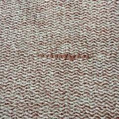 Bouclé Upholstery Fabric Remnant Cotton Blend Off White Earthy Pink 1yd # IRREG.