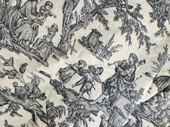 Casal Offrande A L’Amour Fabric French Country Toile Farmhouse Cottagecore HTF