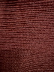 Over 3 yards of Fashion ribbed knit fabric- rich burgundy/garnet color