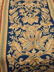 56 Wide USA Anju Woodridge w DuPont Stain Resist Fabric Griecian Grape 2.75 Yds