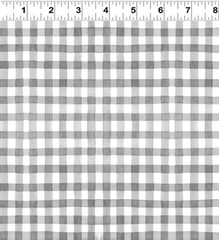 Sunflower Bouquets Digital Gingham Heatherlee Chan Clothworks Fabric BTHY