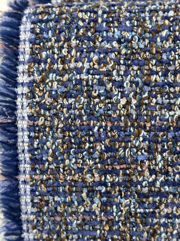Knoll Tempest in Aurora, 7y21in, Multicolor TEXTURED Fabric, Italy Origin