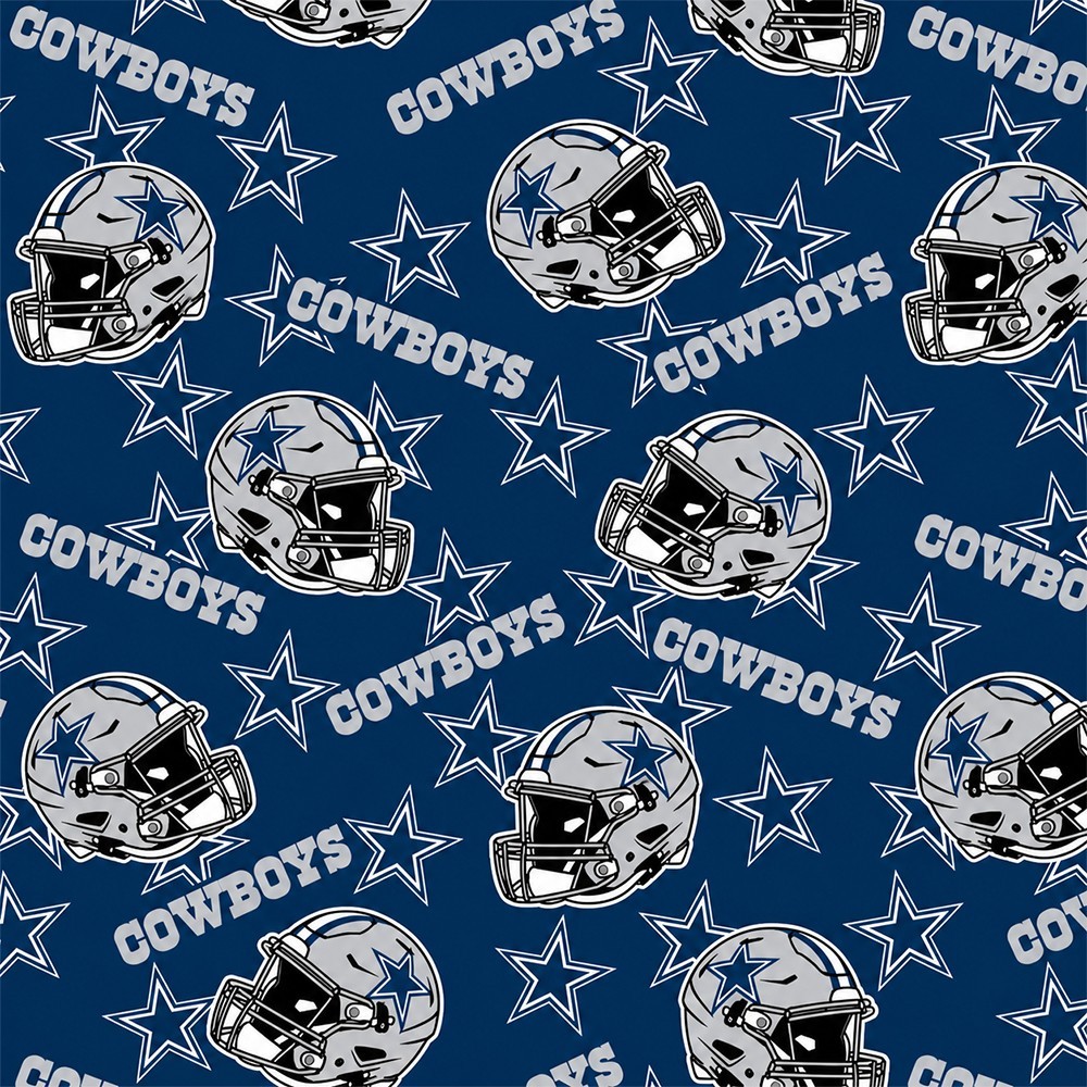 Dallas Cowboys NFL Fleece Fabric – 60″ Wide – Sold by The Yard & Bolt