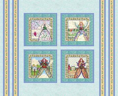 Christmas Fabric Jim Shore Angel Religious Heaven Holiday CP61505 34″ Panel