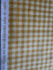 Huff-N-Puff quilt fabric by Andover 2724-Y Golden yellow checks