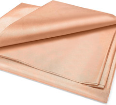 Amerthing Pure Copper Faraday Fabric RF & LF Electromagnetic Fields Gold Color