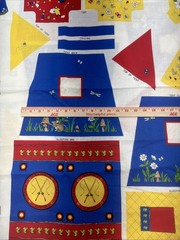 VTG 90s Beanbag Buddies Accessories Craft Panel Tent Fabric Traditions #51