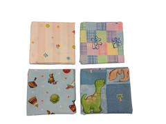 8 Piece Fat Quarter Bundle 100% Cotton Fabric Nursery Themed