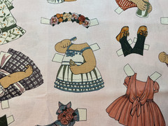 Windham Fabrics Presents Paper Dolls #28117 2 pieces dolls and dresses