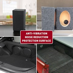 Auto Carpet Under-felt Speaker Box Sub Replace Cabinet Trunk Upholstery 4.6 sqm