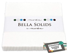 42 Cotton Fabric Squares Charm Pack – White Bleached 5-Inch Quilting Squares