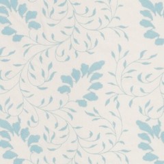 44.5 Yards fabric roll, Woven, Cotton Blend, 56″ Width, Trailing Leaves, Aqua