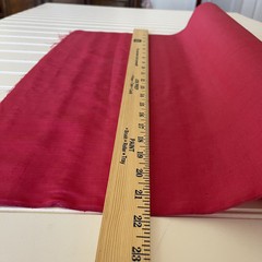 SILK Red-Pink , FABRIC 10 Yards x 21 Inches Wide or 360 Inches x 21 Wide
