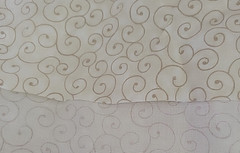 Tan Swirl Cotton Fabric 1 Yd 30″ X 60″ Quilt Backing