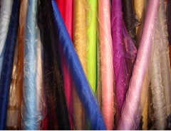 100 Yards Sheer Organza Fabric Roll – Wedding Party Decor, Craft & Sewing – Red