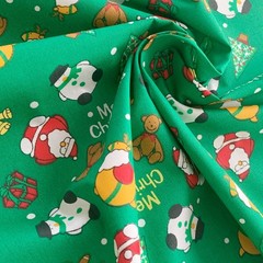 10 PCS Christmas Fabric Cotton Squares 19.7×19.7 Inch Quilting Bundles
