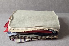 Vintage Fabric Sample Swatch Lot Of 30 Sewing Craft Quilt Material Assort 8x 6.5