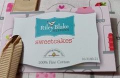Sweetcakes by Doodlebug for Riley Blake 10″ stacker (layer cake) OOP Rare!