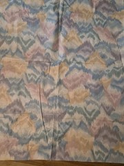 P. Kaufmann Fabric Watercolor Effect 2 YDs x 54 IN Pink Blue Yellow Preshrunk