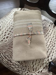 Grain Sack 2 Yards Ticking Fabric, French Country, Cottage Farmhouse Project Lot