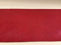 Vintage Roll of Red Vinyl Fabric – Over 40 Feet Long – 9″ wide -Repurpose Crafts