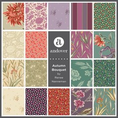 Autumn Bouquet By Renee Nanneman For Andover Fabrics Charm Pack