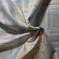 R. Anton-Moseler Fabric Germany Polished Cotton 52″Wide Pastel Window Pane