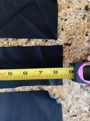 780 Black Polyester Fabric Strips 2.75” X 7.75” Quilt Squares Pieces 3” 8”
