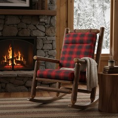 Fraser Modern Tartan Fabric Poly Viscose Wool Free-Multiple Sizes Available