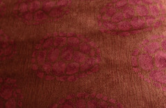 DONGHIA TORTOISE SHELL CANYON PINK GOLD VELVET FABRIC REMNANT 26″LONG x 52″W