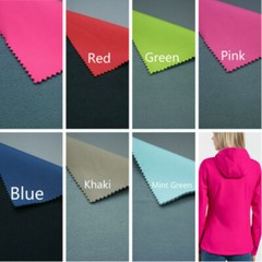 Stretch Polar Fleece Softshell Fabric Cloth Double Face Hiking Pant Coat Costume