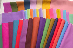 1 Lb. (Pound) Solid Fabric Scraps Pack 100% Cotton fabric lot – 40 Colors