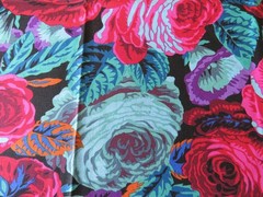 PHILIP JACOBS GLORY ROSE BLACK PJ21 17” X WOF original issue