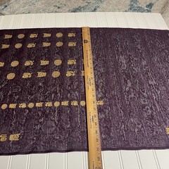 SILK Dark PURPLE FABRIC 1 Yard x 22 Inches Wide or 36 Inches x 22 Wide