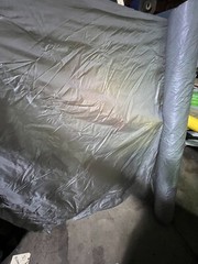 Grey Nylon Ripstop (DWR) Fabric 70 Denier 64” Water-Repellent Camping Tent 1.9oz