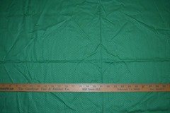 Cotton fabric, green with gold dots print, 43″ x 3 yards, preshrunk