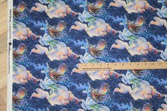 Celestial Journey Unicorn Sky 3 Wishes Digital Print Fabric 1/2 Yard #17131