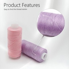 Sewing Threads Kits, All Purpose 60 Color Spools 250 yards, 60