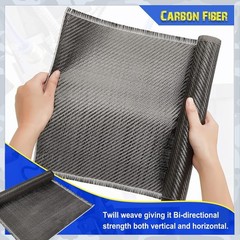 Reinforcement Carbon Fiber Cloth – 10ft x 12″ Roll (2 Pack)