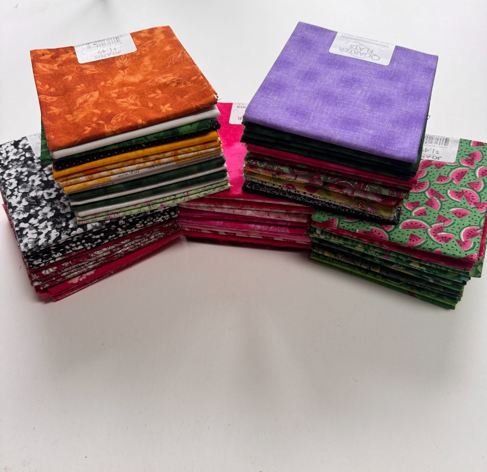 Lot of 75 Jo-Ann Fabric Quilting Quarter Flats – 18 x 22