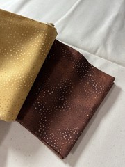 Coffee Themed 6 FQ Bundle 100% Cotton Coffee Beans Espresso Dots NEW