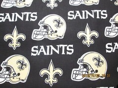 NEW ORLEANS SAINTS NFL NEW MULTI DESIGN 100% COTTON 1 YARD PIECE NEW 36″ X 58″