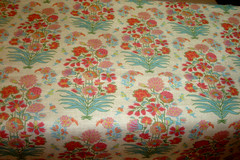 3.5 yds Pindler Fabric Asha Blossom Floral Linen Cotton Upholstery 54″x 126″ btp